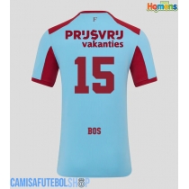 Camisa de time de futebol Feyenoord Jordan Bos #15 Replicas 3º Equipamento 2025-26 Manga Curta